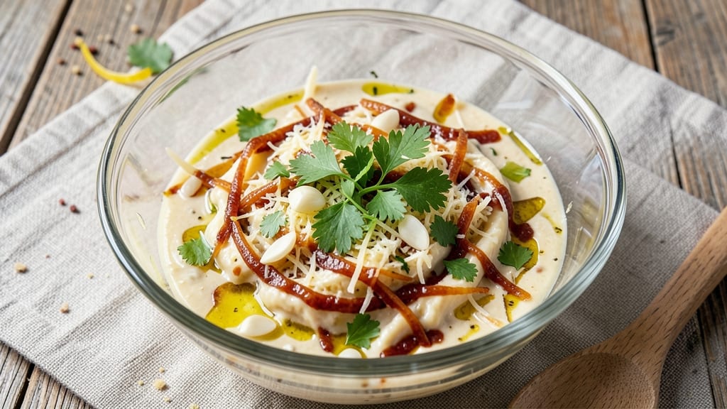 Asiago Salad Dressing Recipe: Nutty Cheese and Herb Creaminess