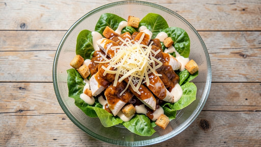 Buffalo Chicken Caesar Salad Recipe: Spicy Kick Meets Creamy Crunch in 25 Minutes