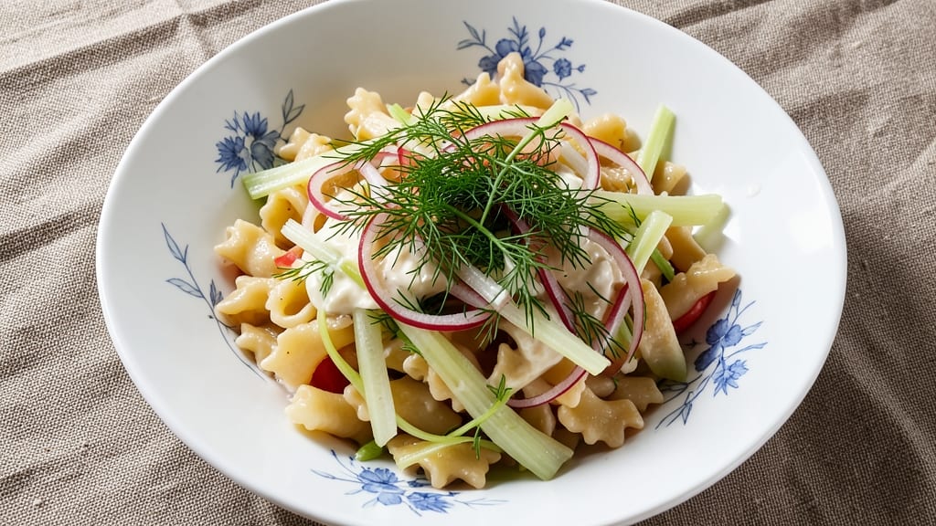 Bowtie Pasta Salad Recipe Pioneer Woman: Celery Crown Crunch and Creamy Herb Dressing Magic