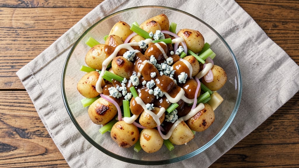 Buffalo Potato Salad Recipe: Spicy Ranch Creaminess With Crisp Celery Bites
