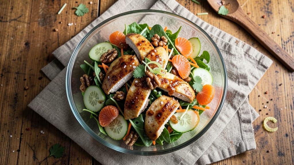 Asian Chicken Salad Recipe With Mandarin Oranges: Sweet-Tart Balance in 20 Minutes