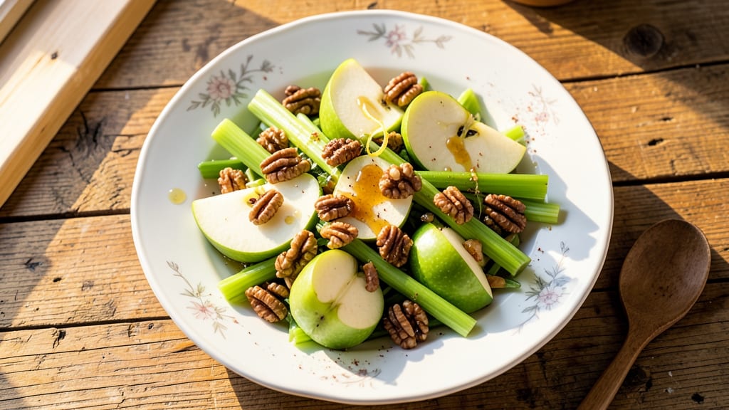 Apple Celery Walnut Salad Recipe: Crunchy Nutty Bites with Sweet Apple Harmony
