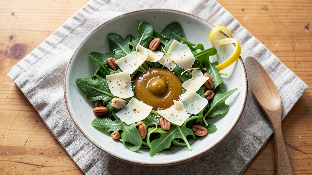 Baby Arugula Salad Recipe: Peppery Bite Meets Creamy Lemon Bliss