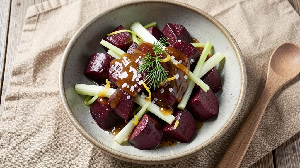 Balthazar Beet Salad Recipe: Earthy Sweetness With Crispy Celery Crowns