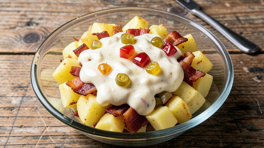 Bad Brad's Potato Salad Recipe: Smoky Bacon and Crisp Celery Crowns