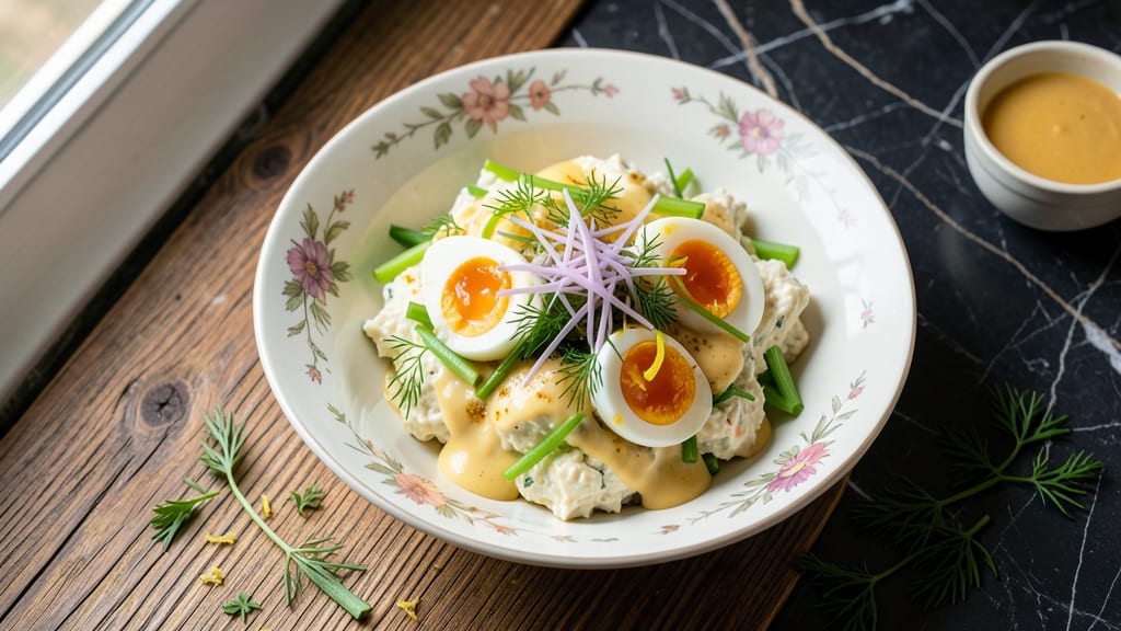 Award-Winning Egg Salad Recipe: Crisp Celery Crowns and Zesty Herb Creaminess