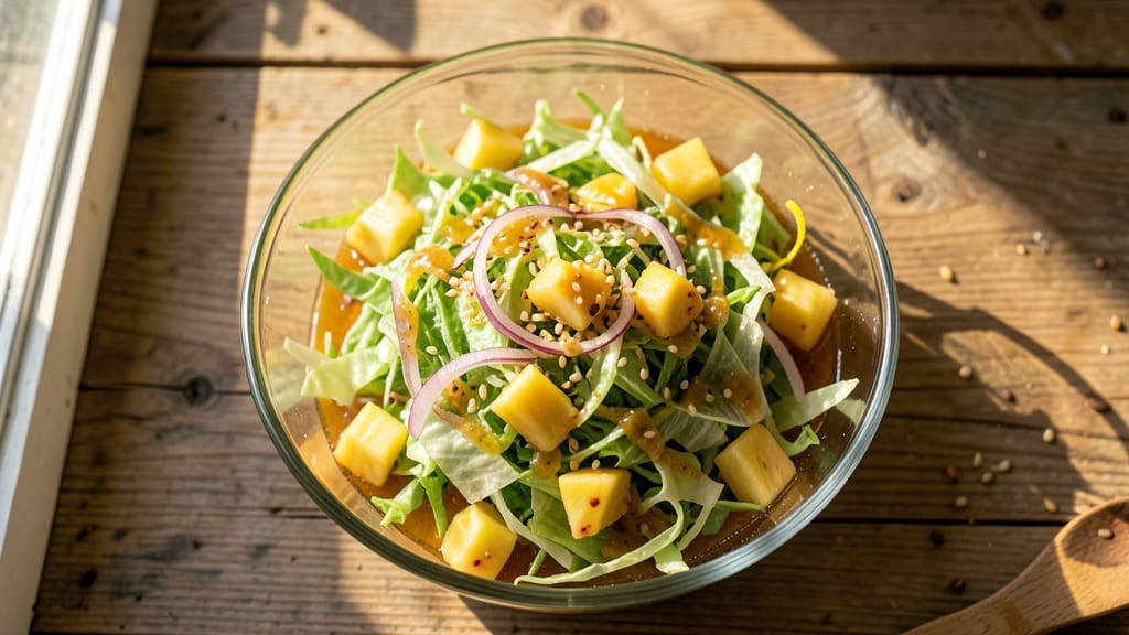Cabbage Pineapple Salad Recipe: Tropical Crunch With Sweet-Tart Zing