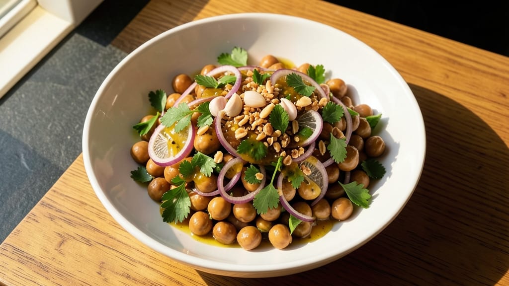 Natasha's Kitchen Chickpea Salad Recipe: Mediterranean Herb Crunch in 20 Minutes