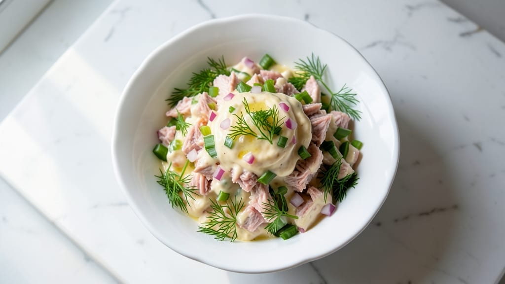 American Tuna Salad Recipe: Crisp Celery Crowns and Zesty Lemon Herb Twist