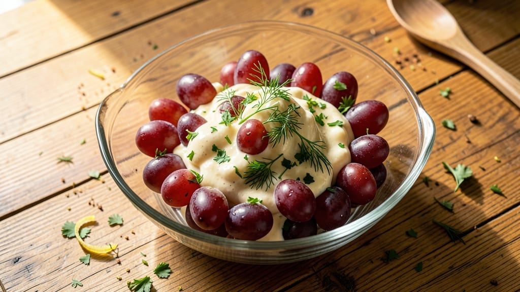 Trisha Yearwood's Grape Salad Recipe: Sweet-Tart Crunch With Creamy Herb Bliss