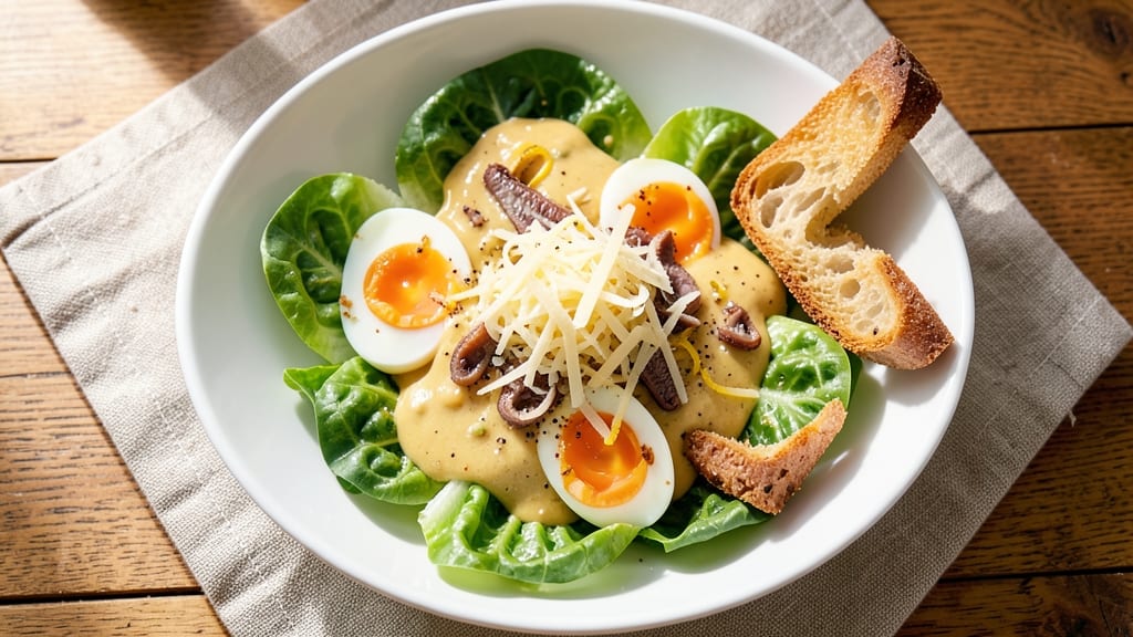 Natasha's Kitchen Caesar Salad Recipe: Anchovy-Infused Dressing With Parmesan Crunch