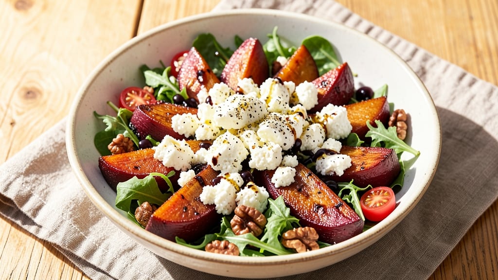Golden Beet Salad Recipe With Goat Cheese: Earthy Sweetness Meets Creamy Tang