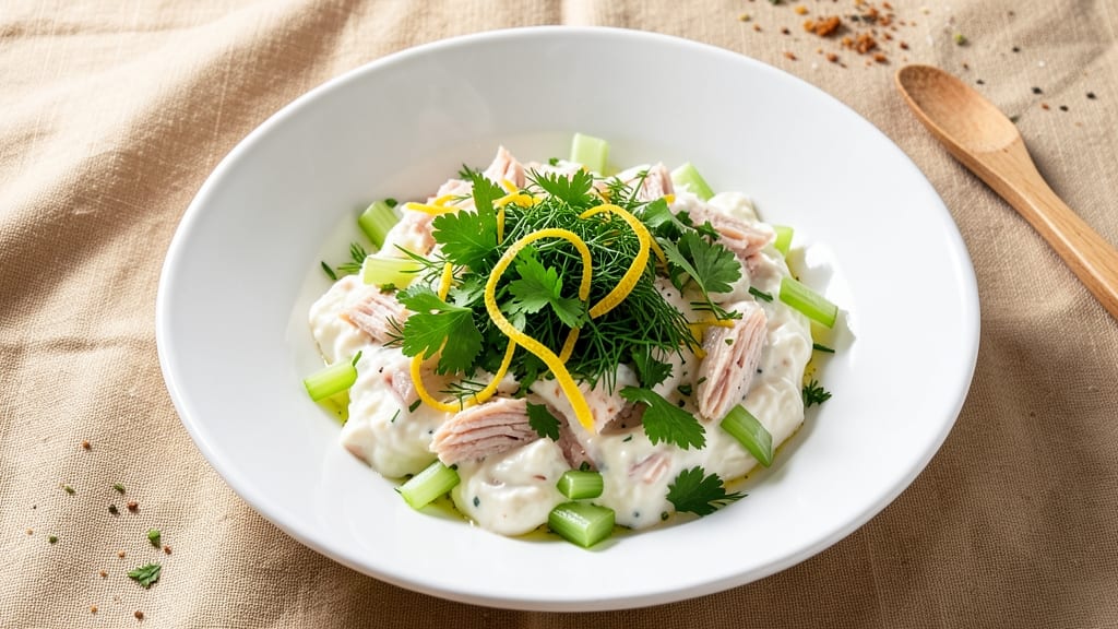 Bobby Flay's Tuna Salad Recipe: Flaky Fish and Herb-Packed Crunch