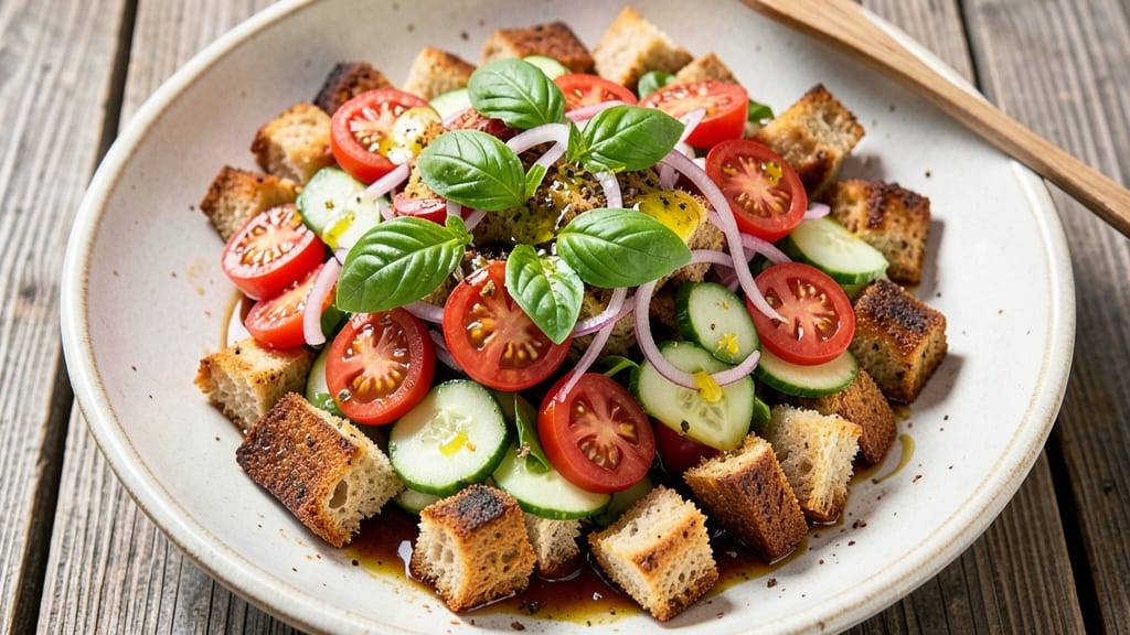 Best Panzanella Salad Recipe Ever: Crispy Bread and Juicy Tomato Harmony