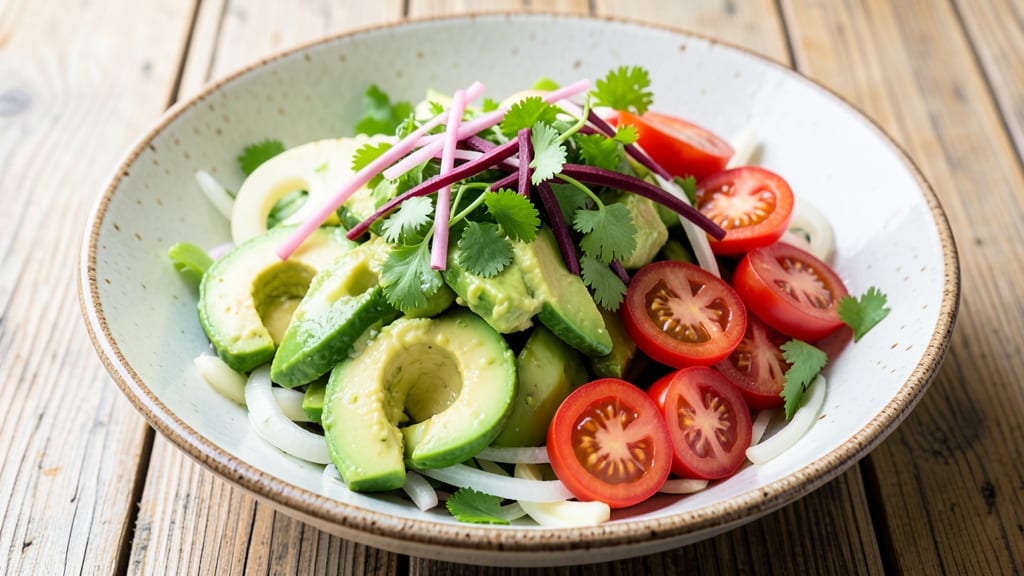 Authentic Mexican Salad Recipe: Crunchy Avocado and Citrus Zing