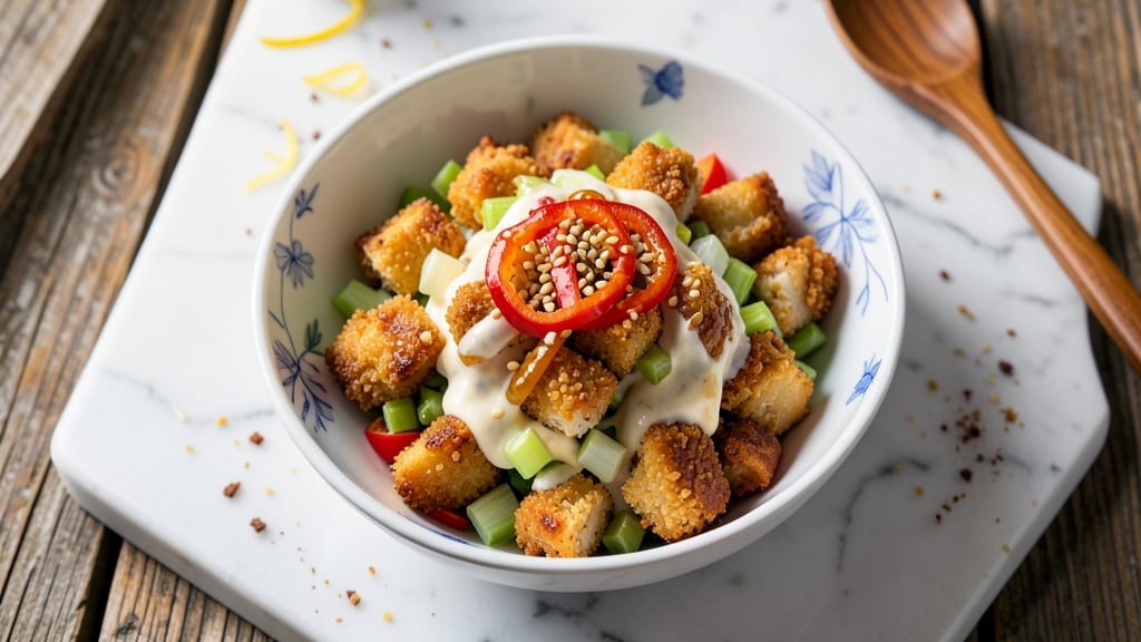 Joey Katsu Chicken Salad Recipe: Crunchy Celery and Creamy Mayo Fusion