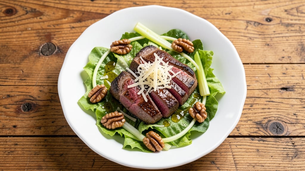 Best Steak Salad Recipe Ever: Charred Ribeye Meets Crisp Celery Crowns