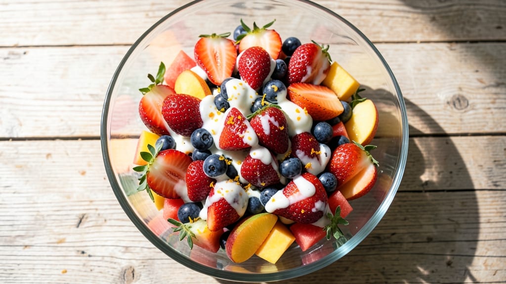 Buttermilk Fruit Salad Recipe: Tangy Creaminess Balances Sweetness