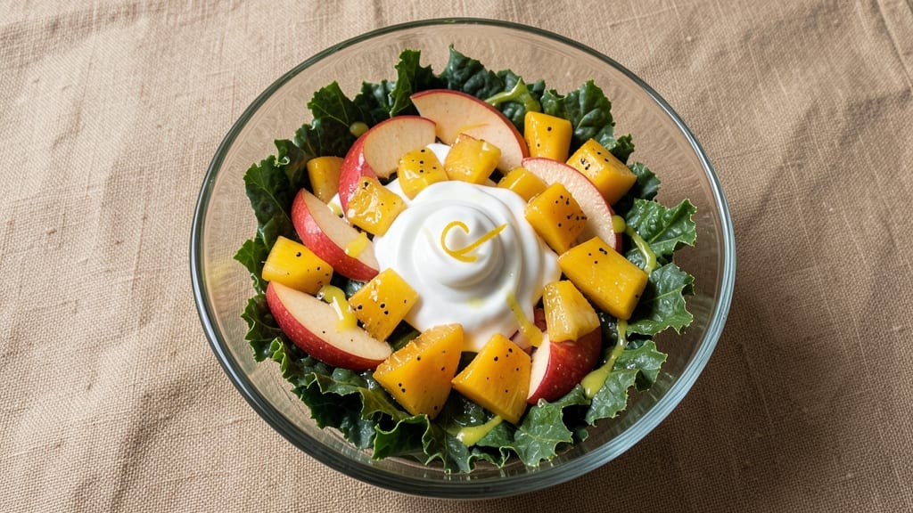 Apple Kale Salad Tropical Smoothie Recipe: Bright Citrus Twist in One Bowl