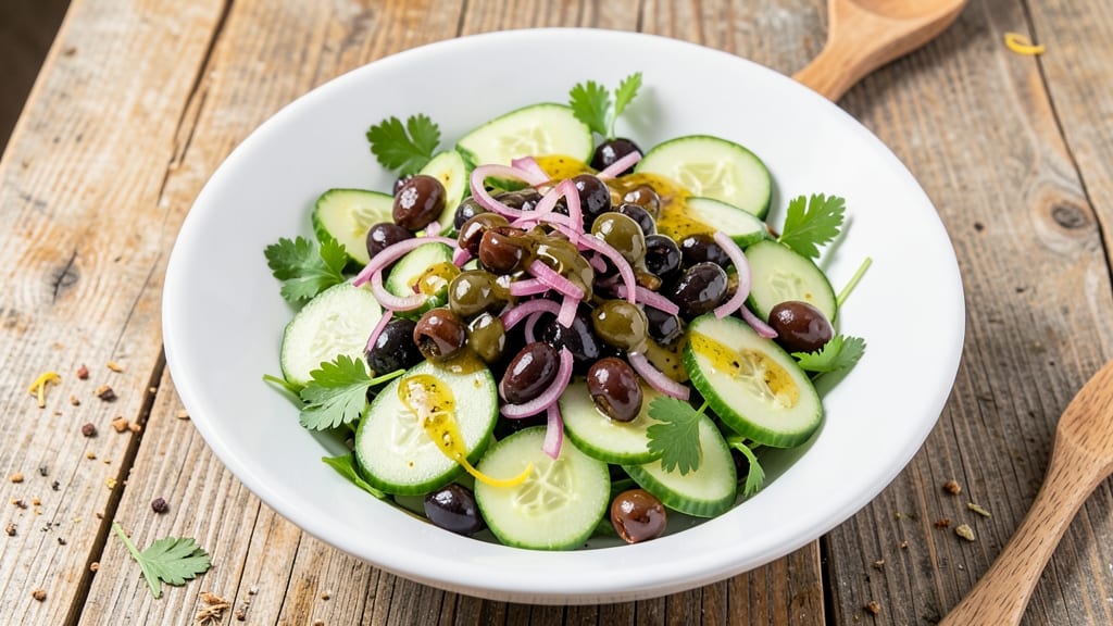 Black Olive Salad Recipe: Briny Crunch Meets Herb-Infused Freshness