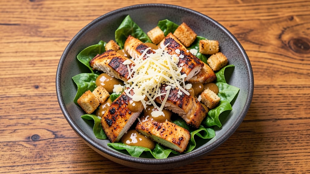 Cajun Chicken Caesar Salad Recipe: Spicy Kick Meets Creamy Herb Bliss