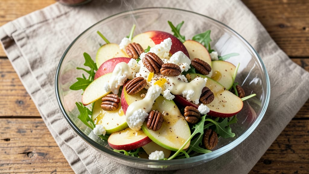 Apple Cider Salad Recipe: Warm Spiced Dressing and Crunchy Apple Bites
